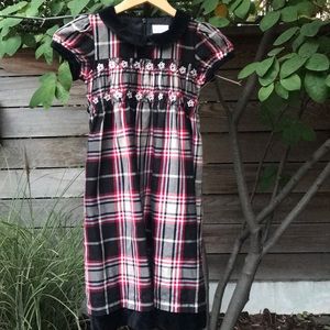 Girls Hannah Andersson plaid dress